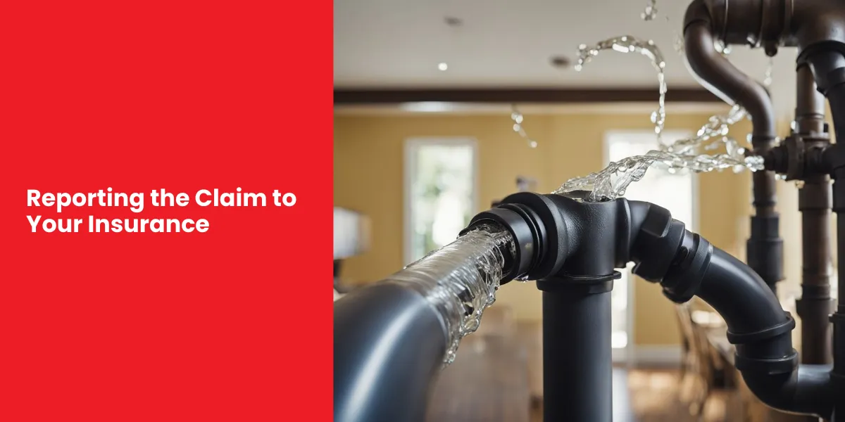 Reporting the Claim to Your Insurance Reporting the Claim to Your Insurance