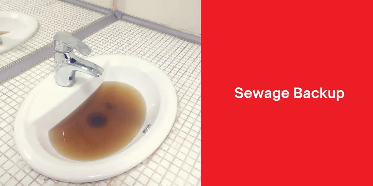 Sewage Backup Sewage Backup