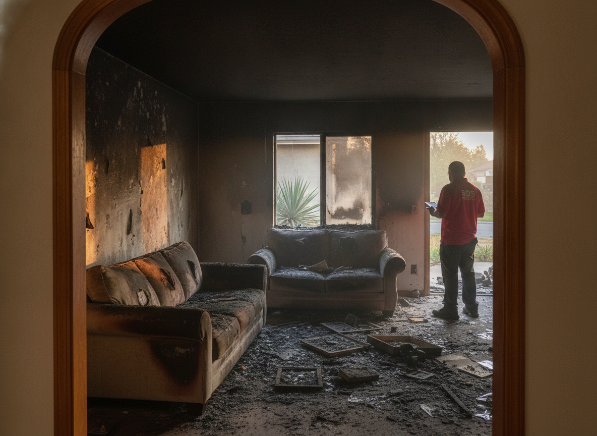 What should you look for in a fire and smoke damage company?